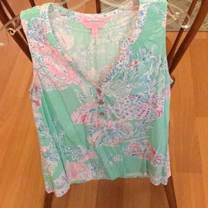 Lilly Pulitzer V-neck tank